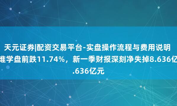 天元证券|配资交易平台-实盘操作流程与费用说明 跟谁学盘前跌11.74%，新一季财报深刻净失掉8.636亿元
