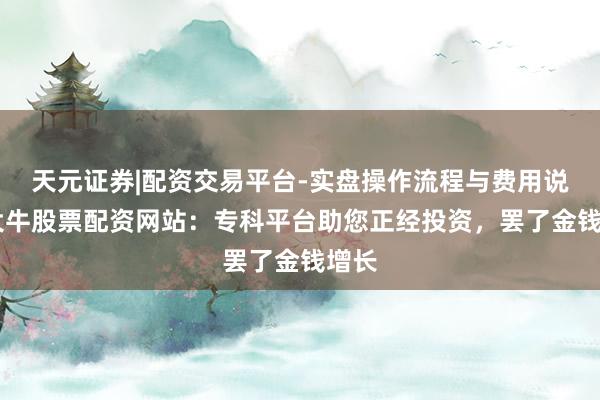 天元证券|配资交易平台-实盘操作流程与费用说明 大牛股票配资网站：专科平台助您正经投资，罢了金钱增长